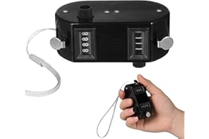 Cabilock Handheld Dual Tally Counter Manual Clicker Small Finger Score Counter for Baseball Golf Scoring and