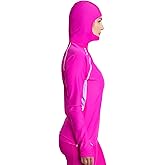 Tuga Women's Snorkel Hooded Rashguard, UPF 50+ Swim Shirt, USA Made