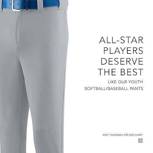 Augusta Sportswear Augusta Youth Softball/Baseball Pant, Silver
