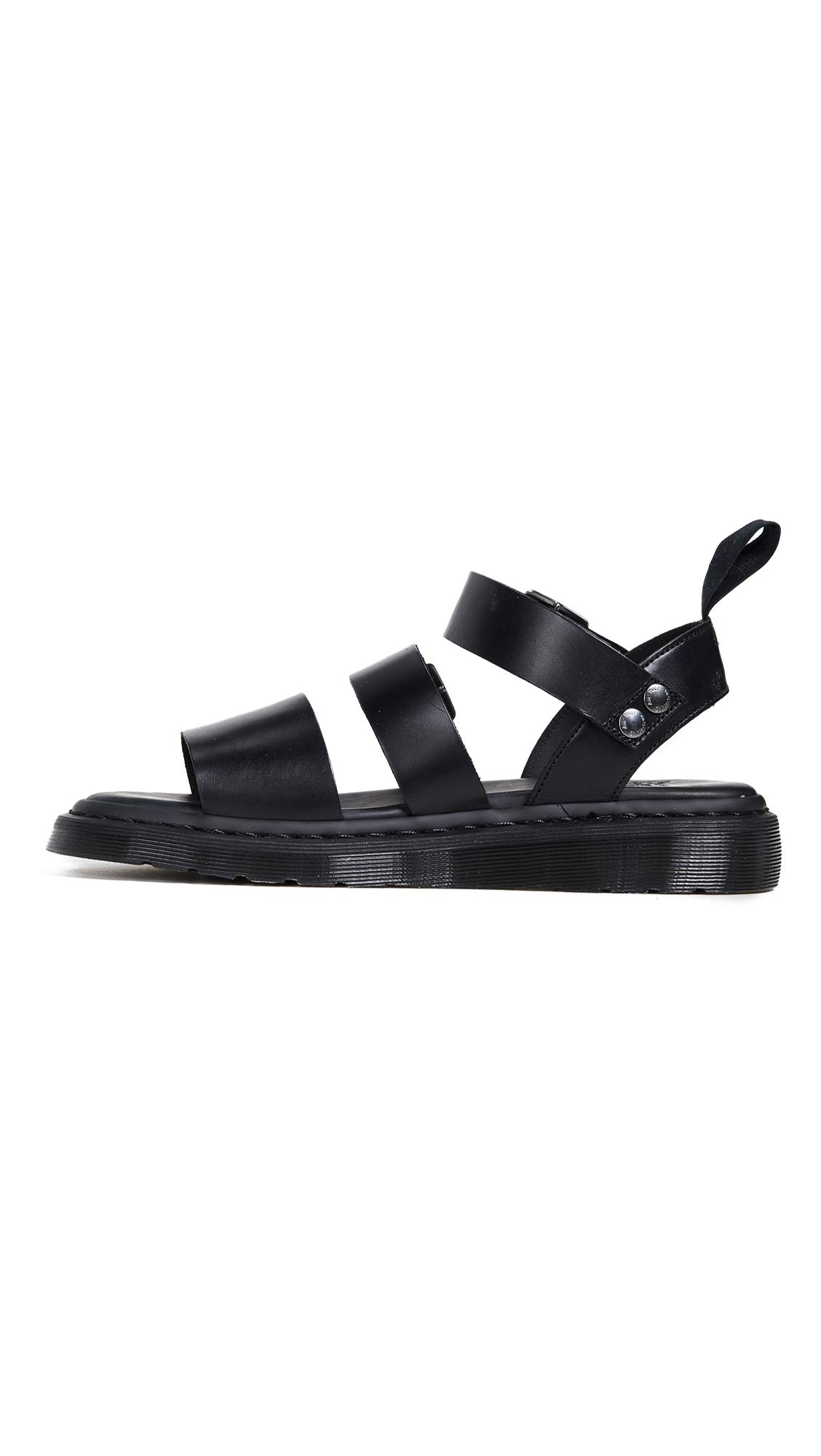 Dr. Martens mens Gryphon Gladiator Sandal, Black, 7 US Image