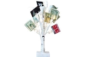 Sidelinx Money Tree Gift Holder - Card Tree for Birthdays, Holidays - Holds Money, Gift Cards, Photos, Lotto Tickets