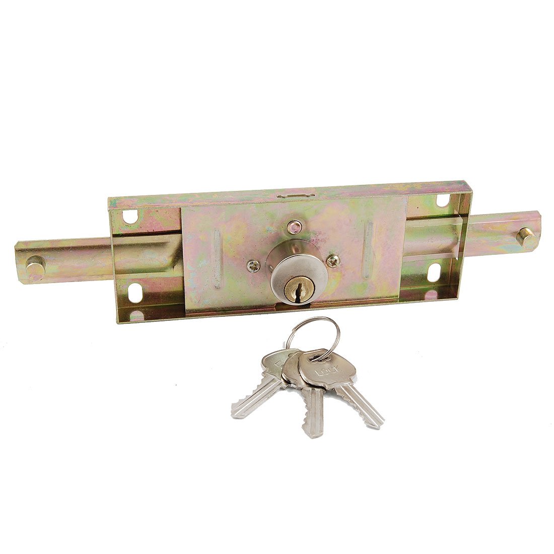 sourcing map Warehouse Garage Vertical Keyway Metal Rolling Gate Door Lock 1Sets