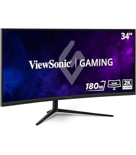 Amazon.com: ViewSonic VX3418-2K 34 Inch 21:9 1440p 1ms 165Hz