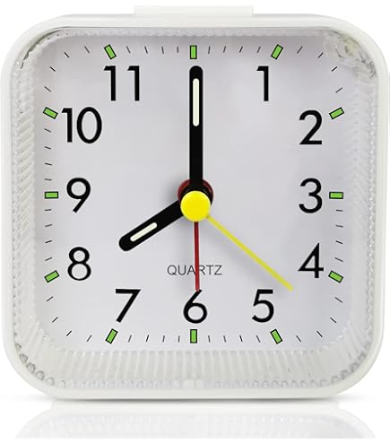 Petite Horloge Numérique à Piles, Réveil De Voyage, Réveil De Bureau Avec écran LCD Transparent Et Esthétique, Horloge De Bureau Avec Température, Humidité, Heure, Date Pour Salon, étude, Chambre à