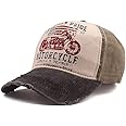 Elwow Men's Distressed Baseball Cap Retro Trucker Hat Outdoor Sports Sun Hat