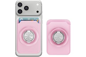 COTDINFOR Magnetic Wallet Cell Phone Card Holder with Stand Compatible with MagSafe, Slim Smooth Touch Magnetic Phone Wallet 