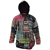 Shopoholic Fashion Mens Patchwork Fleeced Cross Zip Jacket