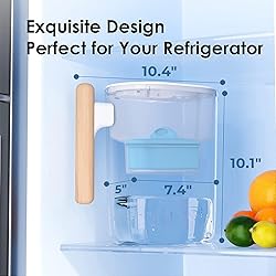 Waterdrop Alkaline Chubby 10-Cup Large Water Filter