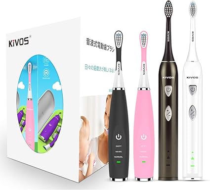 Amazon 3 In One Kivos 家庭の組み合わせ 4pcs 電動歯ブラシ 大人 子供 超音波式 振動歯ブラシ 口腔洗浄器 替えブラシ2本入り 3つモード 2分オートタイマー機能搭載 Usb充電式 低騒音の こども用 Kivos 電動歯ブラシ 通販