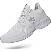 Giniros Mens Slip On Walking Shoes Non Slip Running Shoes Breathable Workout Shoes Lightweight Gym Sneakers