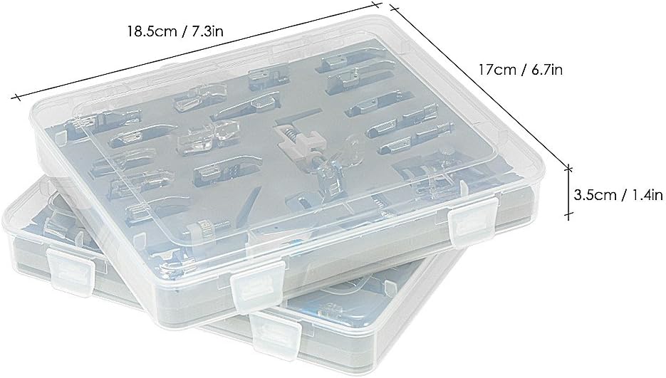 YEQIN Professional Domestic Sewing Foot Presser Foot Presser Feet Set for Singer Brother, Janome,Kenmore - Image 3