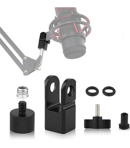 Amazon.com: Microphone Mount Adapter for Hyperx Quadcast with 3/8