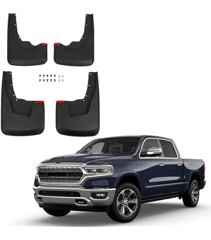 thumbnail image 2 of Top Quality 4PCS Mudflaps For Dodge Ram 1500 TRX 2022 Mudguards Fenders Ram 1500 TRX Splash 2 of 14