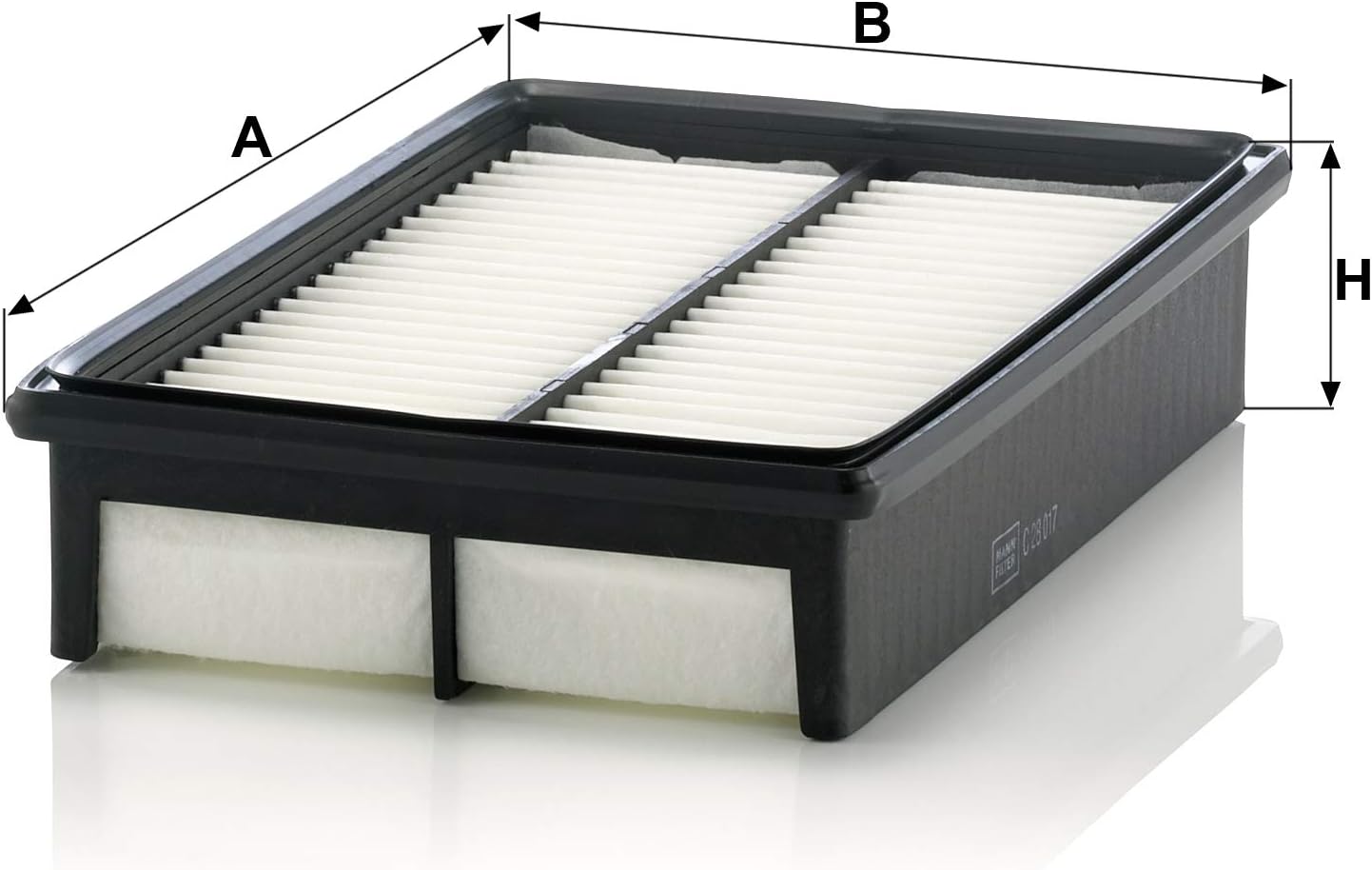 MANN-FILTER C 28 017 Air Filter - for Cars + Transporters, White, Single pack - Image 3