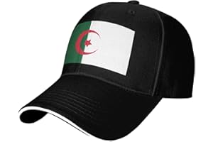 Flag of Algeria Casquette Baseball Cap Black Men Women Classic Adjustable Hat.