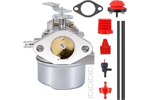 HOOAI 640052 Carburetor Compatible with Tecumseh Hmsk80 Hmsk90 8hp 9hp 10hp Lh318sa Lh358sa for Snow Blower Generator Chipper Shredder 640054 640349 640058 640058A Oregon 50-659 Stens 520-926 Carb