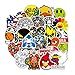 100 Pcs Fashion Brand Stickers for Laptop Stickers Motorcycle Bicycle Skateboard Luggage Decal Graffiti Patches Stickers for [No-Duplicate Sticker Pack]