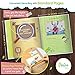 Ronica Memory Book for Baby Girl or Boy, Photo Album, Easy to Use Keepsake Scrapbook, Modern Keepsake for New Parents to Record Photos and Milestones