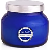 Capri Blue Scented Candles - Signature Glass Jar Candles - Long Lasting Soy Wax Blend - Luxury Home Decor - Notes of Vanilla, Bergamot, & Sandalwood - Gifts for Women (Havana Vanilla, 8 oz)