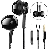 GUUVOR Wired Earbuds with Microphone, in-Ear Headphones HiFi Stereo, Powerful Bass and Real Sound, Magnetic Function, 3.5mm H
