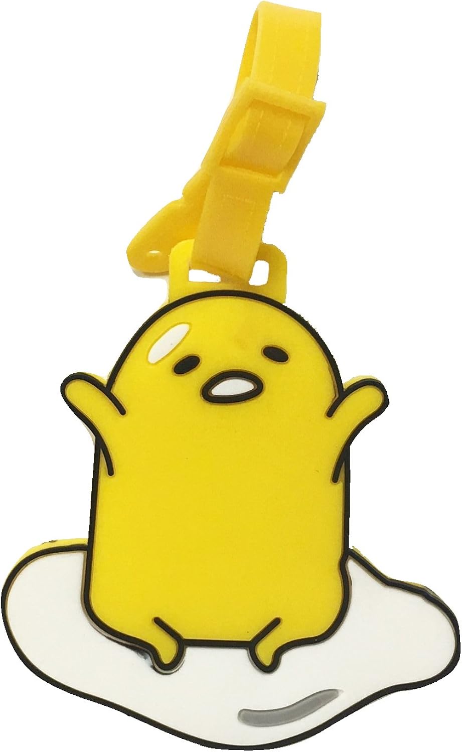 Gudetama Eggs Stylish PVC Suitcase Baggage Travel Luggage Id Name Tag (Sitting Pose)