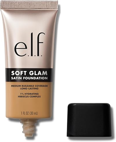 e.l.f. Soft Glam Foundation Medium Coverage 40 Tan Warm Long-Lasting