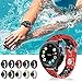 KADES Galaxy Watch 46mm Bands, Gear S3 Bands, 22mm Universal Replacement Strap with Quick Release Pin Compatible for TicWatch Pro, Amazfit Stratos Smart Watch (Red Black)