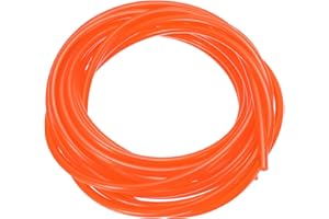 uxcell Polyurethane Round Belts 3mm Dia, 3 Meters (10ft) Length PU Polyurethane Belt for Drive Transmission (Smooth Surface, Orange)