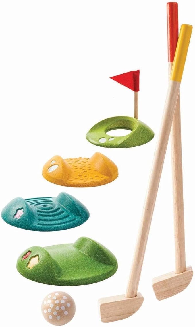 Indoor/Outdoor Mini Golf Set Multi Color Home & Kitchen