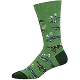 Socksmith Men's Salamander Crew Socks, Green