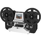 8mm & Super 8 Reels to Digital MovieMaker Film Sanner Converter, Pro Film Digitizer Machine with 2.4" LCD, Black (Convert 3 i