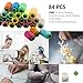 84 Colors Sewing Thread Assortment Coil 250 Yards Each,Sewing Kit All Purpose Polyester Thread for Hand (Mix)