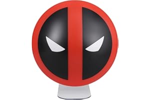 Paladone Deadpool Logo Light - Officially Licensed Touch-Operated Lamp, Free Standing Desk Light, Gift for Marvel Fan, Gaming Room Decor Night Light