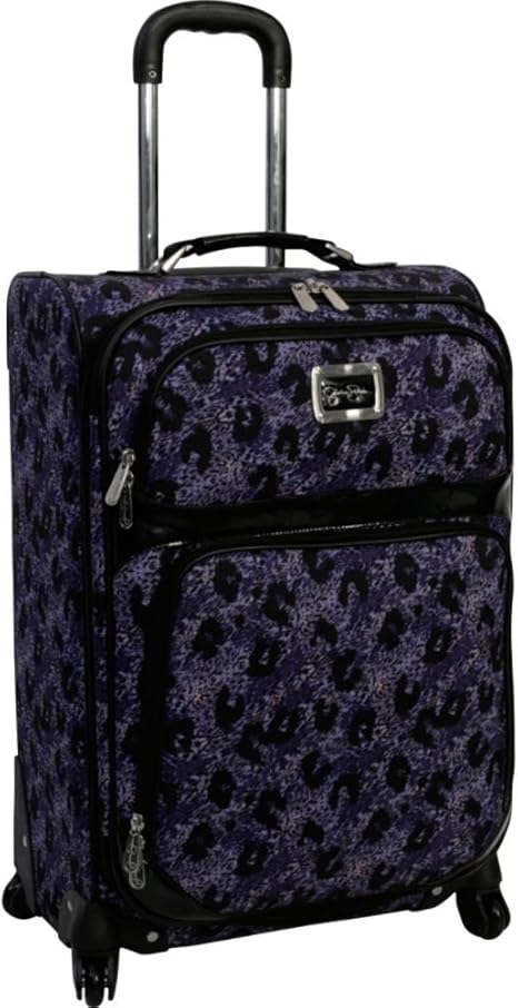 jessica simpson leopard luggage
