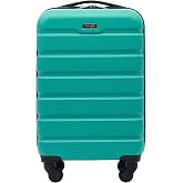 Wrangler 22" Hardside Spinner Carry-On Luggage, Teal