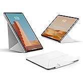 PITAKA iPad Pro 11 Inch Case, Compatible with iPad Air M3/M2 11 Inch (4-7th Gen) & 2022/2021/2020/2018 iPad Pro 11 (1-4th Gen), Portrait/Landscape Magnetic Case with 4 Standing Angles - White