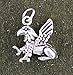 Corinna-Maria 925 Sterling Silver Gryphon Griffin Charm