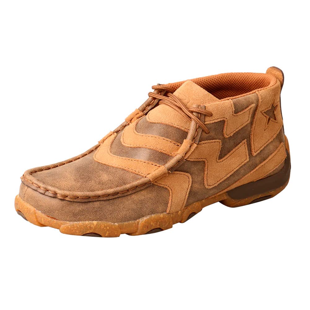Twisted X Men's Chukka Driving Moc, Moc Toe with CellSole, Bomber & Bomber, 12 W Image