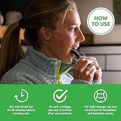 UCAN Energy Bars | Low Sugar, Low Calories | Gut