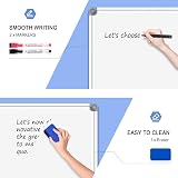 Dollar Boss Magnetic Whiteboard 30 x 40 cm Double-Sided with Aluminum Trim view 3