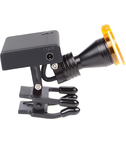 5W Dental Wireless LED Headlight With Optical Filter For Binocular Loupes - Eustoma DY-013