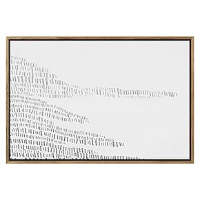 SIGNWIN Framed Canvas Print Wall Art Abstract Line...