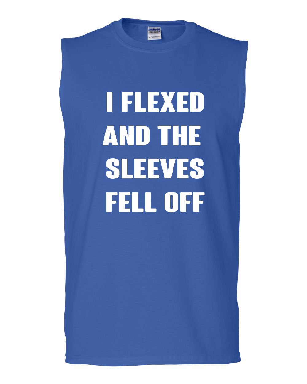 Flexed And The Sleeves Fell Off Muscle Funny Gym Workout T Shirt