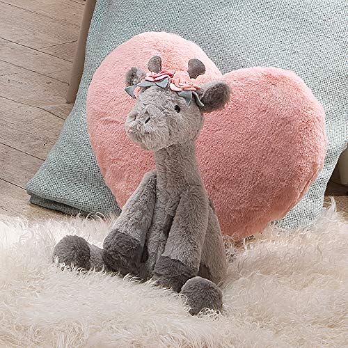 Lambs & Ivy Giraffe and a Half Gray Plush Stuffed Animal Toy Skylar