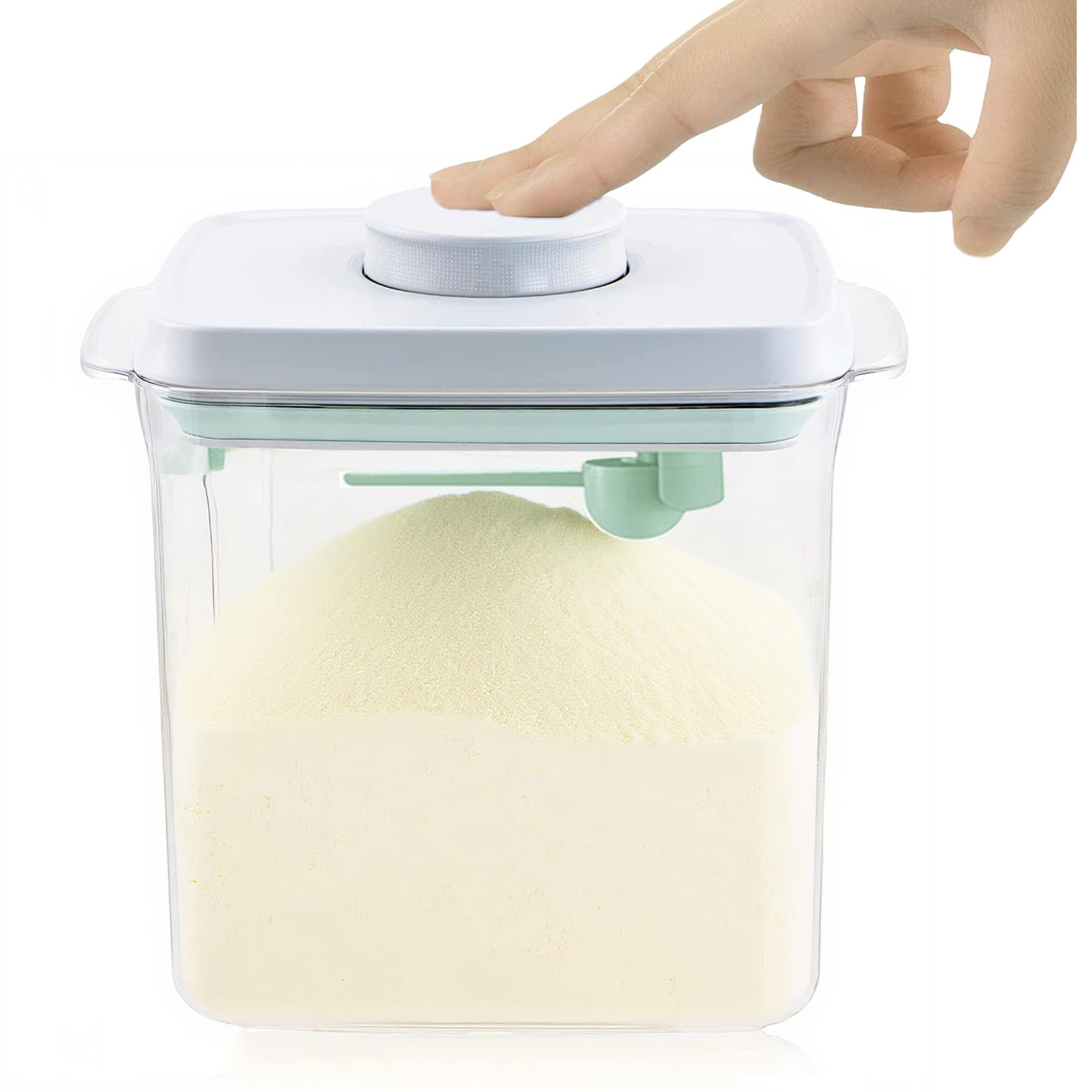 Photo 1 of Cozey Daily Formula Dispenser Container with Scraper and Scoop 730g Milk Powder BPA-Free Airtight Formula Storage Container 1700ml - Non-Slip Design