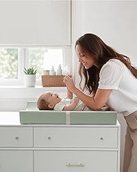 Blissful Diary Vegan Leather Baby Changing Pad with