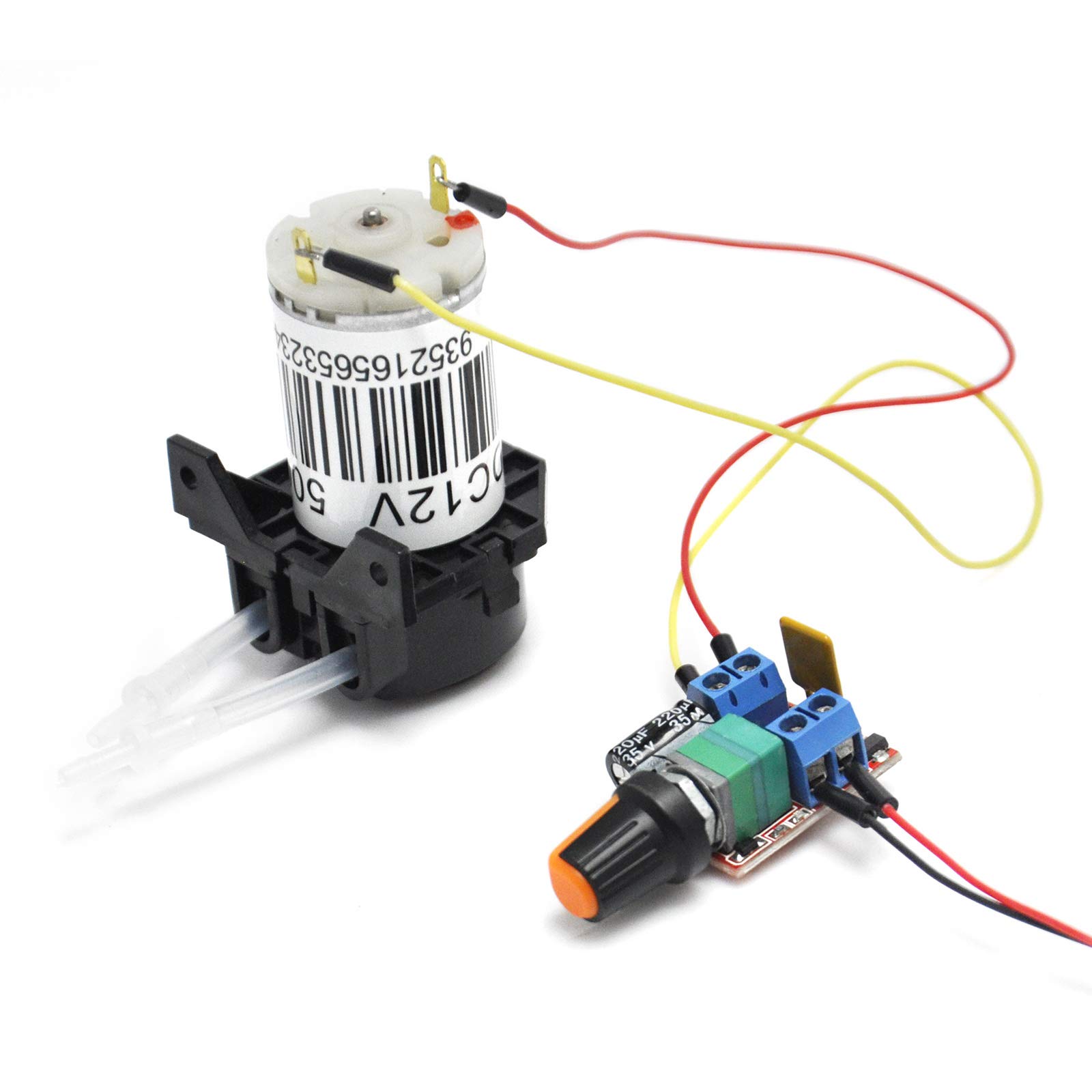 Gikfun 12V DC Dosing Pump Peristaltic Dosing Head with Connector for