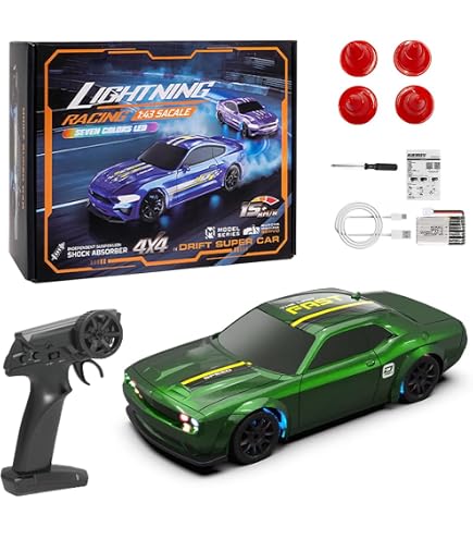 FLYCOLOR Turbo Racing C61 1:76 Scale Drift RC Car with Gyro Mini
