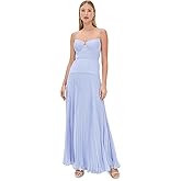 AMUR Womens Saylor Pleated Gown