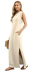 GRECERELLE Women Summer Plus Size Round Neck Casual